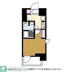 JR京浜東北・根岸線 大森駅 徒歩5分の賃貸マンション 8階1Kの間取り