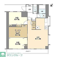 物件の間取り