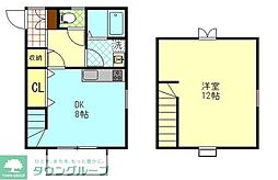 メゾンドココット 1DKの間取図画像