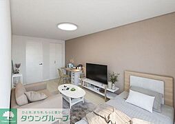 東武東上線 北坂戸駅 徒歩5分の賃貸アパート 3階1Kのリビング/ダイニング