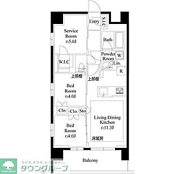 間取図画像 2SLDK