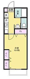 Atlantis南大塚 1Kの間取図画像