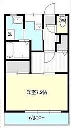 シティホームズM 1Kの間取図画像