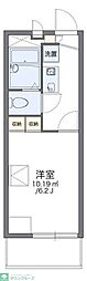 レオパレスタナベ 1Kの間取図画像