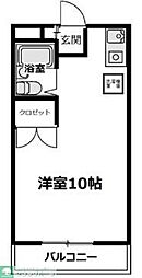 Grace ワンルームの間取図画像