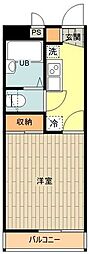 レオパレスWISH 1Kの間取図画像