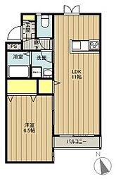 i-COURT 1LDKの間取図画像