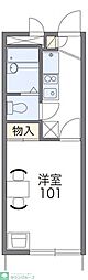 レオパレスボヌール橋本 1Kの間取図画像