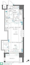ZOOM立川CinemaSite 1LDKの間取図画像
