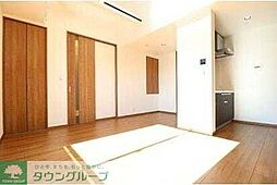 多摩都市モノレール 上北台駅 徒歩9分の賃貸アパート 2階1Kのリビング/ダイニング