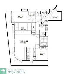 レクセルマンション福生 2階3LDKの間取り