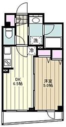 ライオンズステージ八王子シティ 12階1DKの間取り