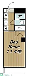 向原マンション 1Kの間取図画像