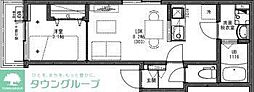 KEIAI RESIDENCE 西八王子III 1LDKの間取図画像