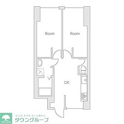 間取図画像 2DK