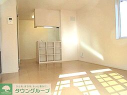 サンアベニューIV 201 2階1LDKのリビング/ダイニング