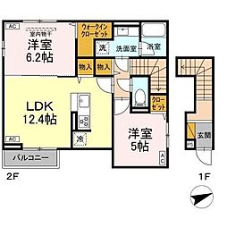 間取図画像 1LDK