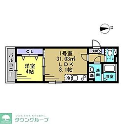 間取図画像 1LDK