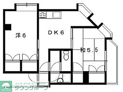 スタンハイツ 2DKの間取図画像