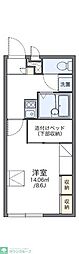 レオパレスサンライズ 1Kの間取図画像