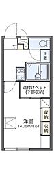 レオパレスドゥマン姉崎 1Kの間取図画像