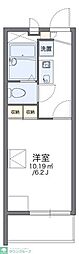 レオパレスアルキオネ 1Kの間取図画像
