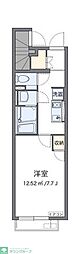 CLEINOサンハイム 1Kの間取図画像
