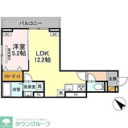 D-SOLACE新千葉3丁目 1LDKの間取図画像