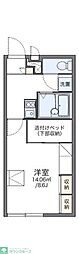 レオパレスハウゼブリューヘン 1Kの間取図画像