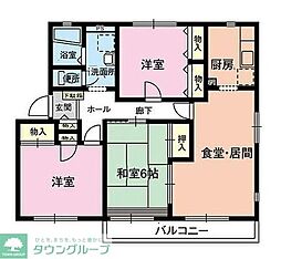 ガーデンハウス南片町 3LDKの間取図画像