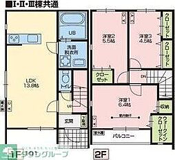 Leia I・II・III 3LDKの間取図画像