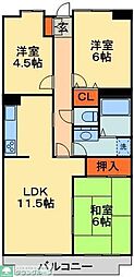 アーバン・ヒルズ21 3LDKの間取図画像