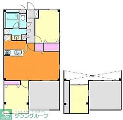 ミレーニア 2LDKの間取図画像