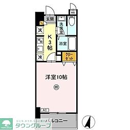BizSTAY千葉・蘇我 1Kの間取図画像