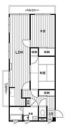 メゾン・ラ・メール 2LDKの間取図画像