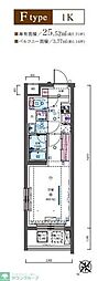 LIVCITY成増ミュジオ弐番館 1Kの間取図画像