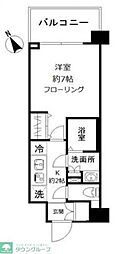 N-Stage赤羽志茂 1Kの間取図画像