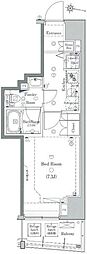 dips大山東町 1Kの間取図画像