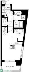 プライムコート大山 ワンルームの間取図画像