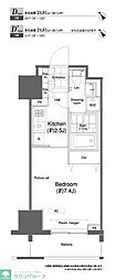 PRIMEURBAN板橋 1Kの間取図画像