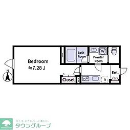 aLATO　Oyama 1階1Kの間取り