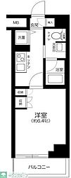 ＡＸＡＳ板橋本町 6階1Kの間取り