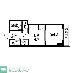 間取図画像 1DK