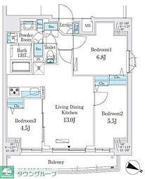 間取図画像 3LDK