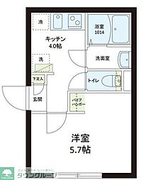 間取図画像 1K