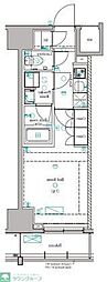DIPS赤羽RESIDENCE 1Kの間取図画像