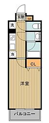 CREVISTA板橋志村 1Kの間取図画像