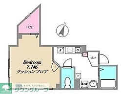 大野ビル 1Kの間取図画像