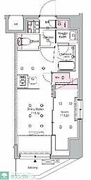 SYFORME NISHISUGAMO 1DKの間取図画像