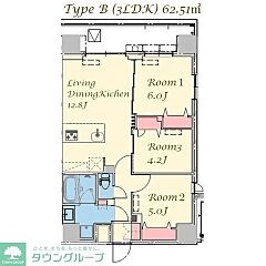 物件の間取り